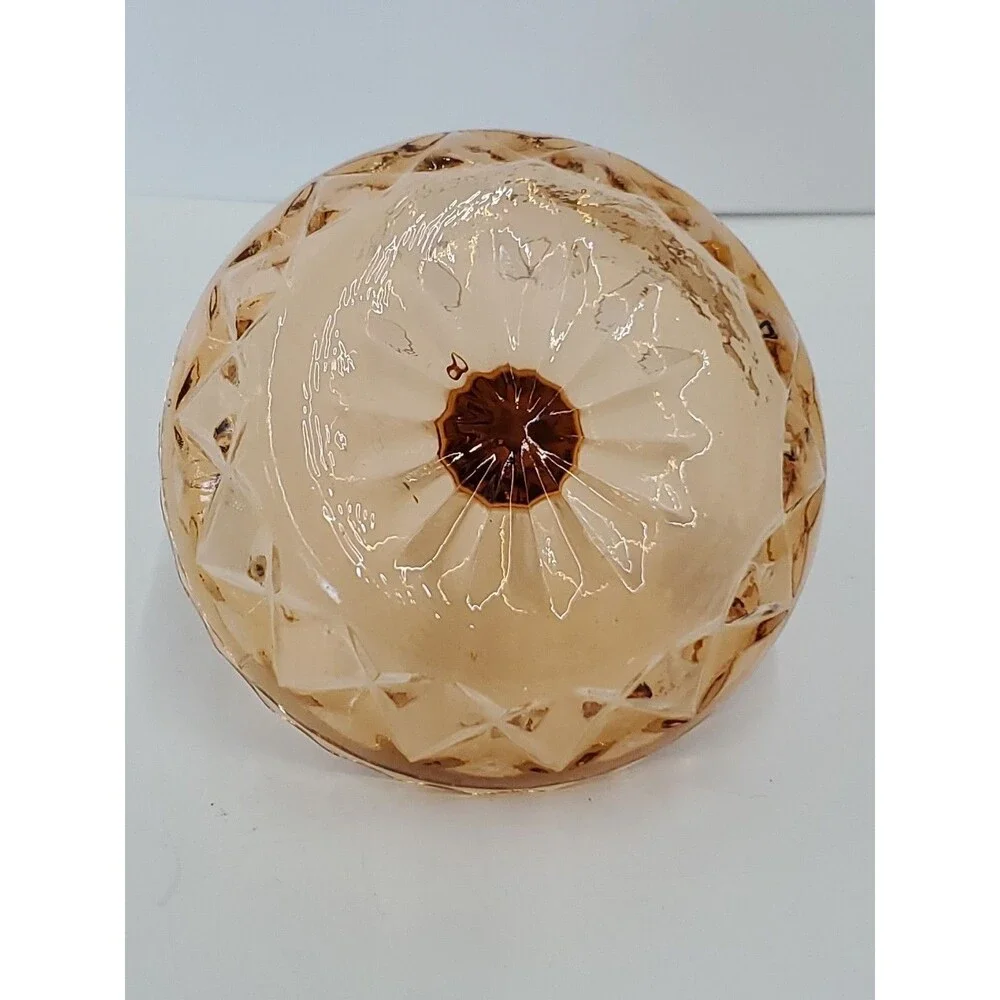 Vntg. Fenton Art Glass Ring‎ Holder-Dusty Rose/Blush/Jewelry/GrannyCore/1980's
